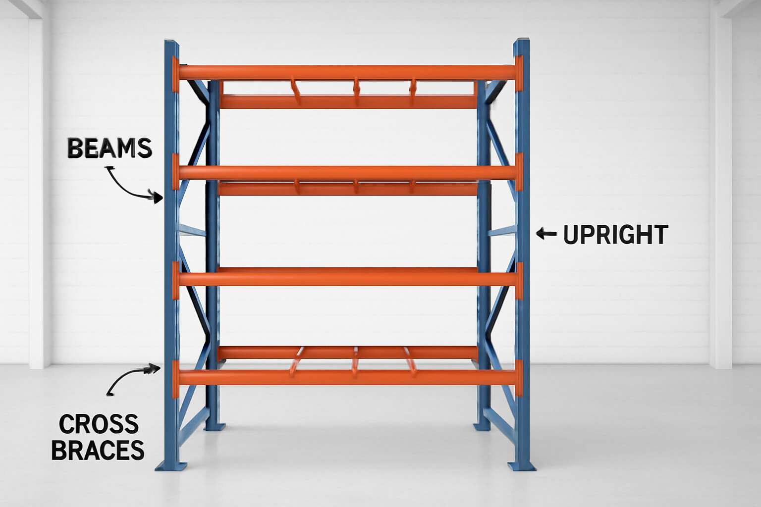 pallet racking system diagram