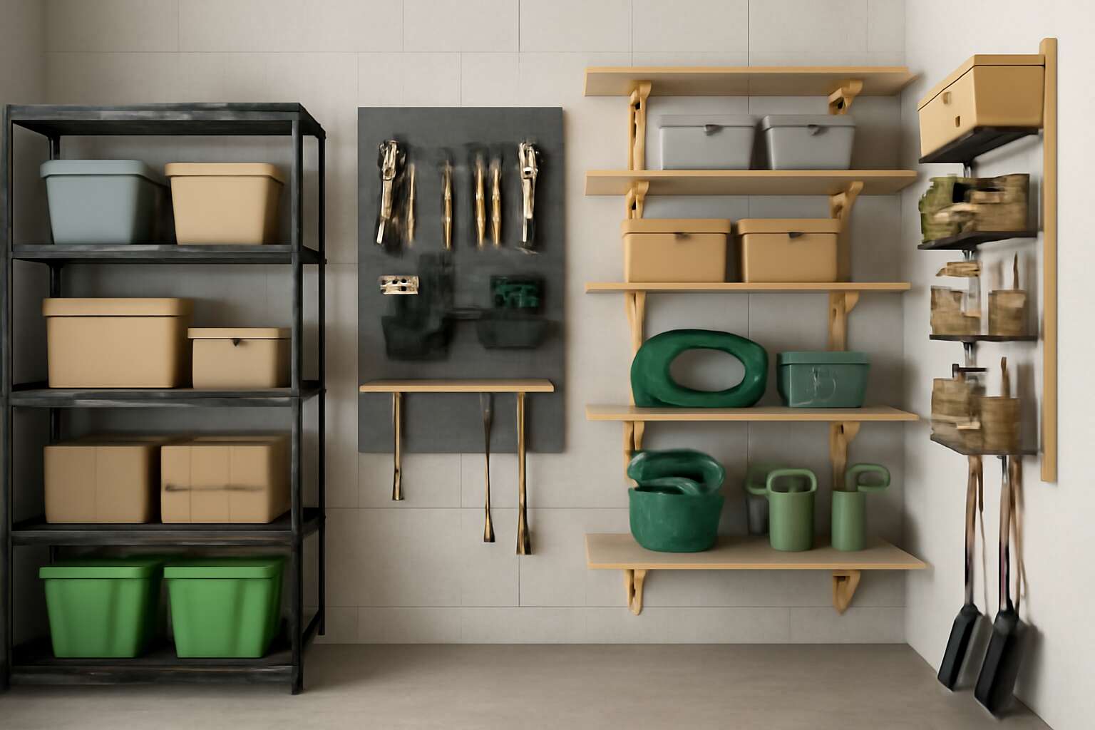 shelving ideas garage