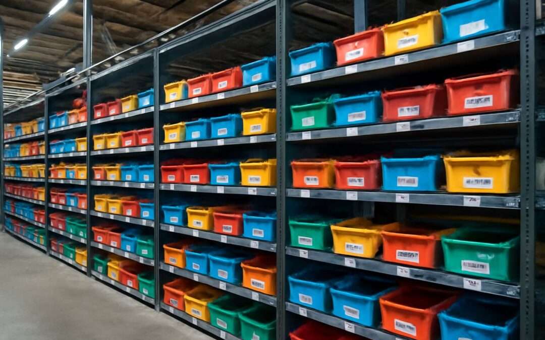 Maximize Space Efficiency with Innovative Racking with Storage Boxes Solutions for Organized Living
