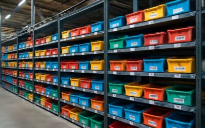 Maximize Space Efficiency with Innovative Racking with Storage Boxes Solutions for Organized Living