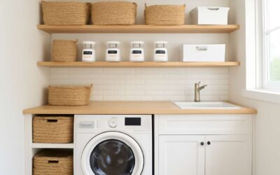 Upgrade your laundry nook with shelving for laundry room: chic, space-saving solutions