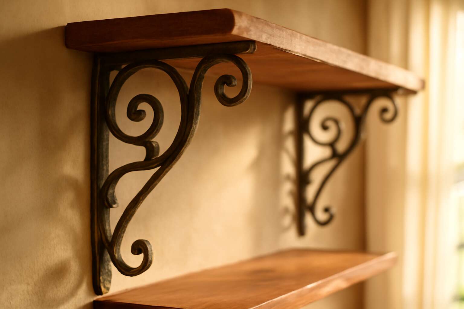 shelving brackets vintage
