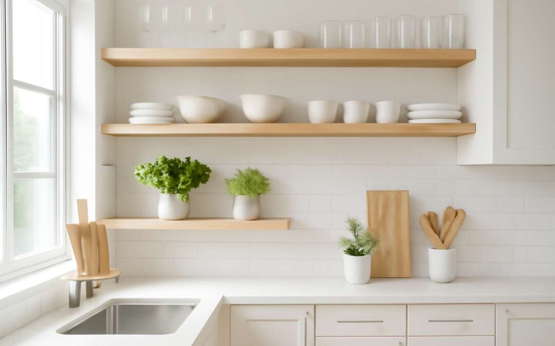 Spruce up your space with shelving kitchen ideas for stylish, practical kitchen storage