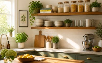 Upgrade your kitchen shelving storage without a full remodel.