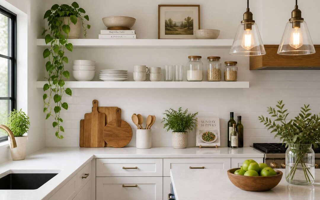 Stylish kitchen open shelving ideas to refresh your space.