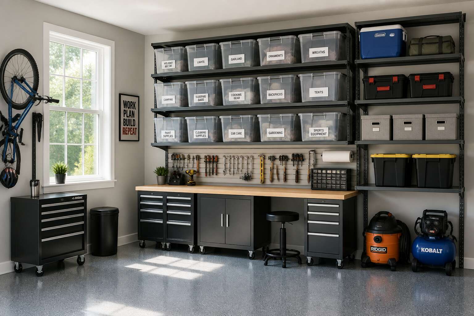 shelving garage ideas